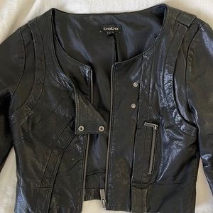BEBE 100% leather jacket